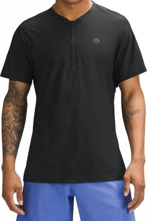 lululemon Vented Tennis Short Sleeve In Black