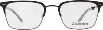 Calvin Klein Demo Rectangular Mens Eyeglasses CK21302 001 53
