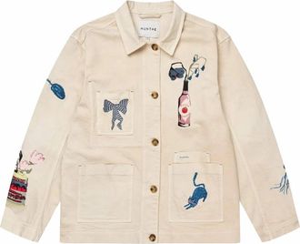 Munthe Lestine Jacket - Dames - Jassen - Beige - S - Polyester - Jassen