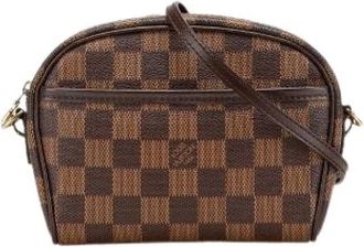 Louis Vuitton Pre-owned Cross Body Bags, female, Brown, Size: ONE SIZE Pre-owned Canvas Cross Body Bag