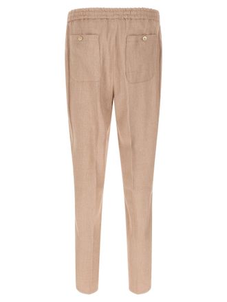 Etro Linen Blend Joggers - Beige