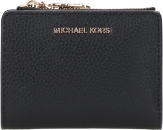 Michael Kors Bifold Wallet - Dames - Portefeuilles - Zwart - ONE Size - Leer - Accessoires