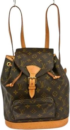 Louis Vuitton Pre-owned Backpacks, female, Brown, Size: ONE SIZE Pre-owned Vintage Backpack