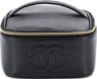Chanel Timeless Vanity Case Caviar mini-tas - Zwart