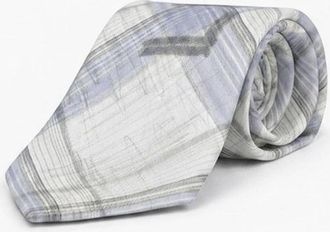 Vivienne Westwood Mens CHECK ORB 8.5 CM TIE - Blue - Size: OS