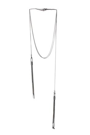 Ann Demeulemeester 925 dubbele kwastjesketting