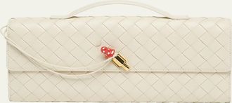 Bottega Veneta Andiamo Leather Clutch Bag