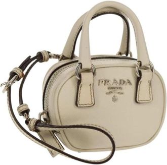 Prada Pre-owned Mini Bags, female, Beige, Size: ONE SIZE Pre-owned Vintage Mini Bag