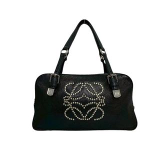 Loewe Pre-owned Boston Bag Handbag Tote - Dames - Vintage Handtas - Zwart - ONE Size - Leer - Vintage