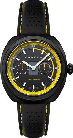 Cadola Giulia GMT Quartz Black Dial Mens Watch CD-1043-02