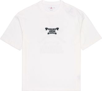 Nike Jordan Air Jordan Round Neck Short Sleeve T-Shirt Unisex White DX5970-100