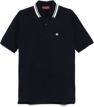 Gucci Katoenen poloshirt - Blauw