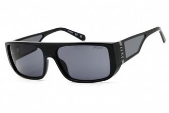 Guess Smoke Rectangular Unisex Sunglasses GU00136 01A 60