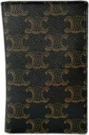 Celine Pre-owned Triomphe Kaarthouder - unisex - Vintage Accessoires - Zwart - ONE Size - Vintage