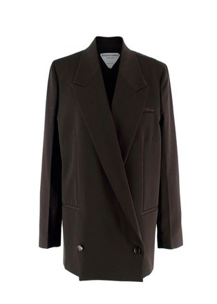 Bottega Veneta Brown Oversized Blazer Size S