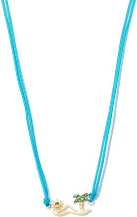 Yvonne Léon 9K Yellow Gold Island Diamond Choker Necklace - Womens - 9kt Yellow Gold