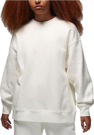Nike Jordan (WMNS) Air Jordan Flight Fleece Crewneck Sweatshirt White FB5117-133