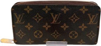 Louis Vuitton Brown Monogram Long Wallet (Bi-Fold) (Pre-Owned)