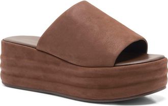 Free People Harbor Platform Sandal in Oak at Nordstrom, Size 7.5Us