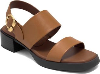 Aerosoles Dove Low Heeled Sandal - Wide Width Available in Tan at Nordstrom Rack, Size 7.5
