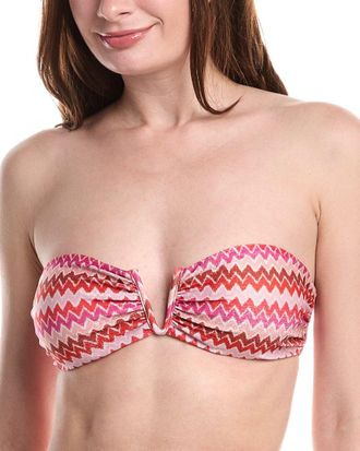Ramy Brook Chevron Jaedyn Bikini Top