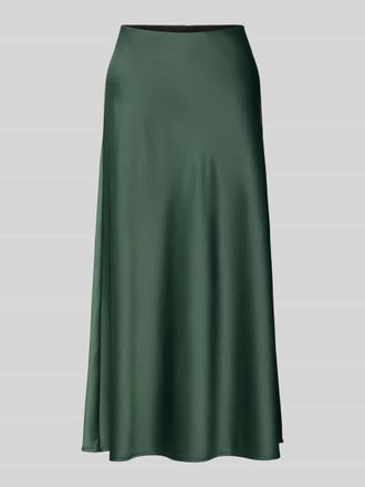 Vero Moda Midirock mit gelegten Falten Modell PELLA in Dunkelgruen, Größe XL