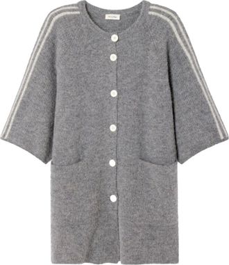 American Vintage Dames, Truien, Grijs, Maat: Xs/S