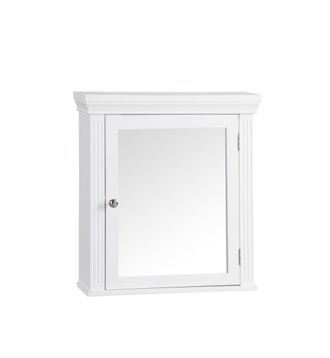 Teamson Home Teamson Home - Stratford Mueble De Ba&ntilde;o De Madera Con Espejo Blanco 6544