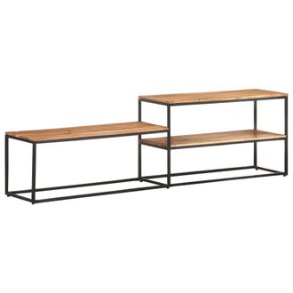 vidaXL Vidaxl - Mueble De Tv De Madera Maciza De Acacia 180x30x50 Cm