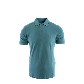 C.P. Company Polo Shirts, male, Blue, Size: XS Polo