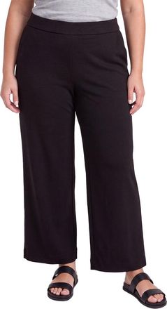 Anne Klein Plus Wide Leg Crop Pant