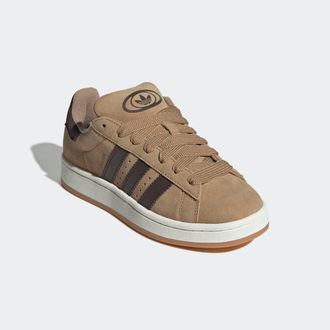 adidas Sneaker ADIDAS ORIGINALS CAMPUS 00S, Damen, Gr. 38,5, cardboard, sanftes wei&szlig;, schwarz braun, Leder, Schuhe Sneaker