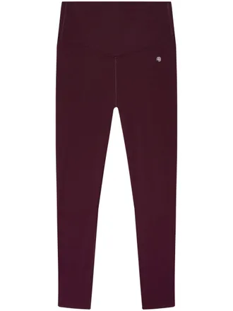 Anine Bing Legging met logoplakkaat - Rood