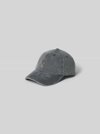 For&eacute;t Base Cap mit floralem Stitching in Anthrazit, Gr&ouml;&szlig;e 1