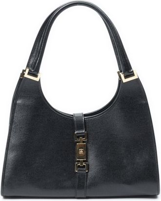 Gucci Pre-owned Womens Jackie Bardot Tote Shoulder Bag - Black - One Size