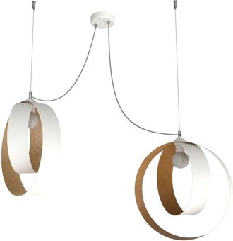 Lumicom Shell L&aacute;mpara De Techo 2 Luces Hoja