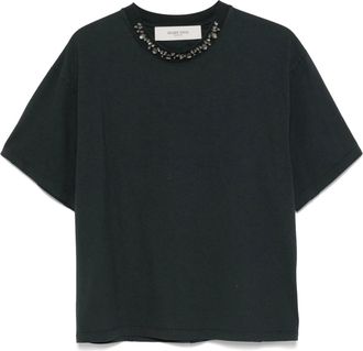 Golden Goose Boxy T-Shirt with Subtle Embellishments