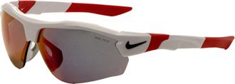 Nike Mens 72 mm White Sunglasses
