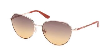 Guess GU00148 32F Womens Sunglasses Gold Size 60