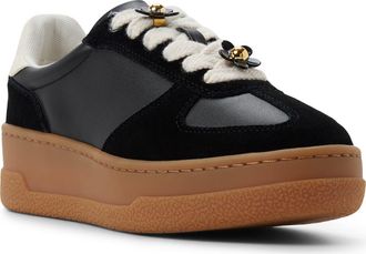 Aldo Deevale Platform Sneaker in Black at Nordstrom, Size 8.5
