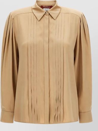 Max Mara silk long-sleeve shirt