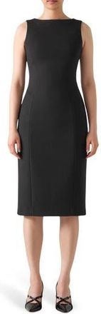 L.k. Bennett Rosa Piqu&eacute; Sleeveless Sheath Dress in Black at Nordstrom Rack, Size 2