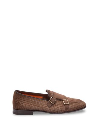 Santoni Scacco Loafers