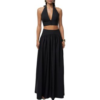 JLUXLABEL Haven Skirt Set in Black at Nordstrom, Size X-Small