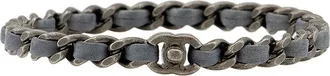 Chanel Leather Chain Cc Turnlock Bangle (Authentic Pre-Loved)