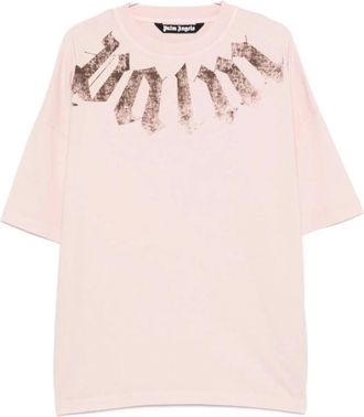 Palm Angels Tops, Heren, Roze, XL, T-Shirts