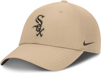 Nike Chicago White Sox Club Nike Mens Dri-FIT MLB Adjustable Hat in Brown | NB020GT5RX-YPH