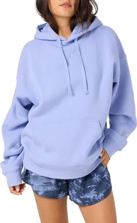 O'Neill Born in the Sea Oversized Graphic Hoodie in Blue Jelly at Nordstrom, Size Xx-Large