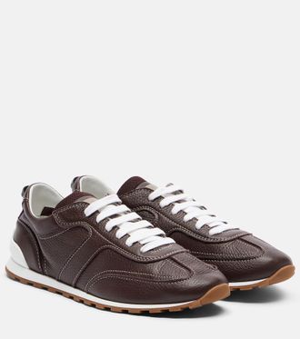 Brunello Cucinelli Monili leather sneakers