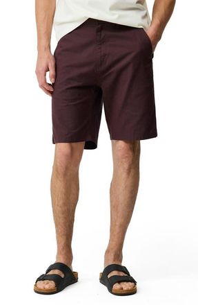 Rodd & Gunn Millwater Stretch Twill Shorts in Oxblood at Nordstrom, Size 33